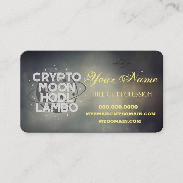 Carte De Visite Crypto Business Card (Devant)