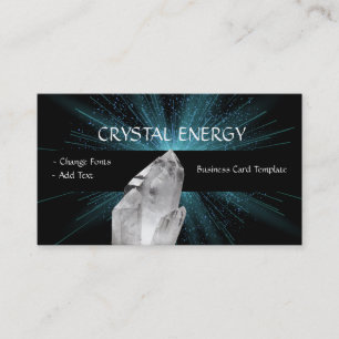 Carte De Visite Crystal Healing Quartz
