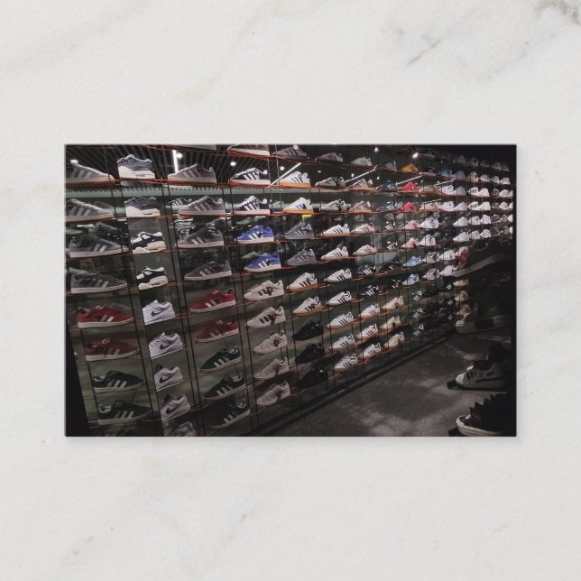 CARTE DE VISITE CUADRO ZAPATILLAS (Devant)