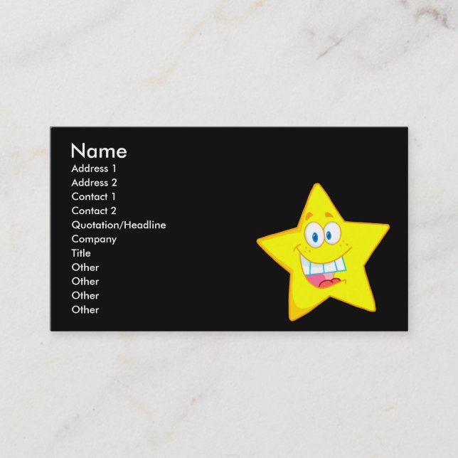 Carte De Visite cube (Devant)