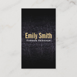 Carte De Visite Cuir Faux (crocodile)