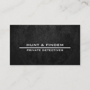 Carte De Visite Cuir noir de Digitals