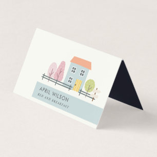 CARTE DE VISITE CUISINE BLUE BLUSH GARDEN MAISON SÉJOUR BED & BREA