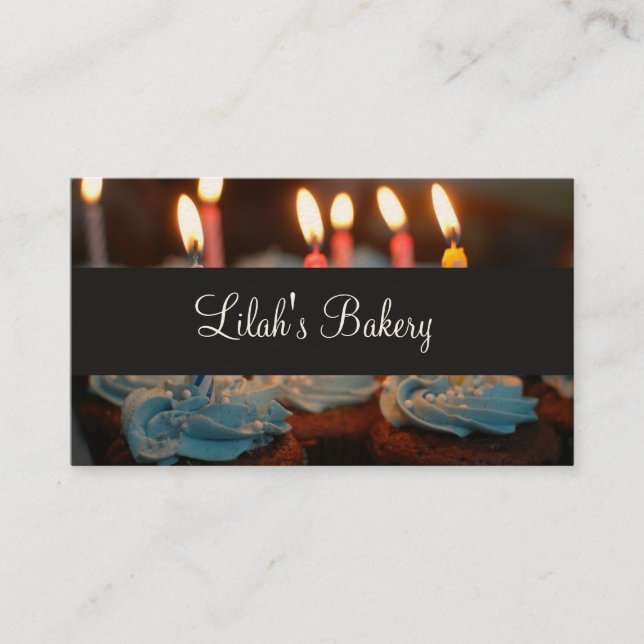 Carte De Visite Cuisine boulangerie Cupcake (Devant)