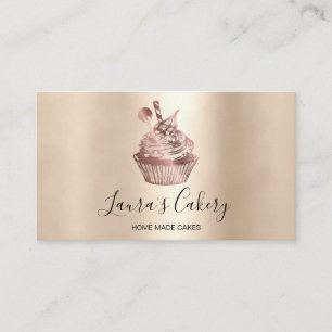 Carte De Visite Cuisine de boulangerie moderne Cupcake Chef Restau