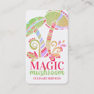 Carte De Visite Cuisine de champignons Super