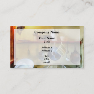 Carte De Visite Cuisine de ferme du 19e siècle