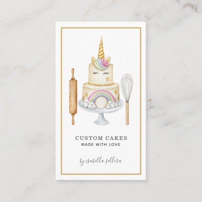 Carte De Visite Cuisine De Pâtisserie Chef Cuisine Et Ustensiles D (Devant)