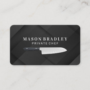 Carte De Visite Cuisine de restaurant   Chef en train de cuisiner