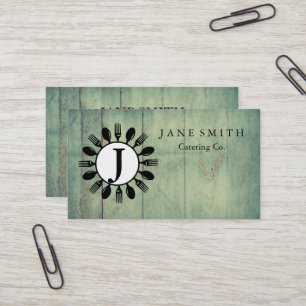 Carte De Visite Cuisine Fleur Batteur pour Boulangerie, Traiteur