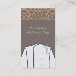 Carte De Visite Cuisine Personnelle Restaurant Restauration