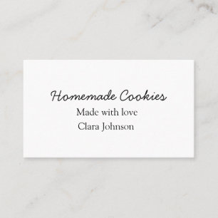 Carte De Visite Cuisinés maison ajoutez votre texte nom personnali