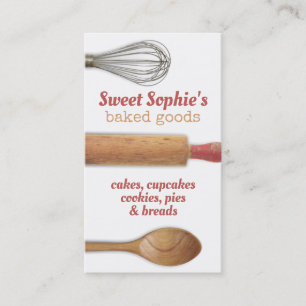 Carte De Visite cuisinier pâtissier chic et branché