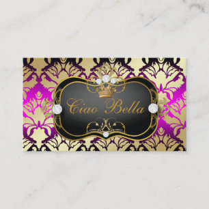 Carte De Visite Culot de rose de Ciao Bella de 311 noirs de jais