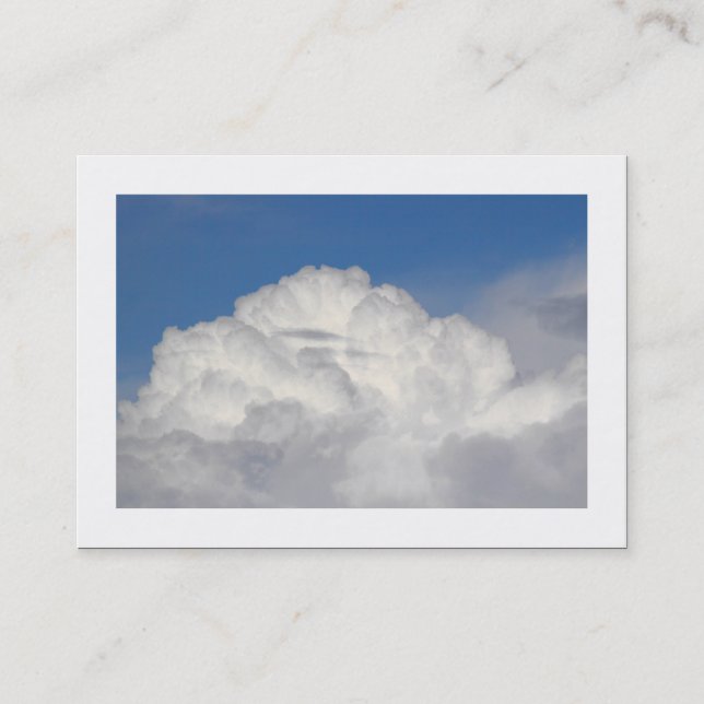 Carte De Visite Cumulonimbus (Bordé) (Devant)