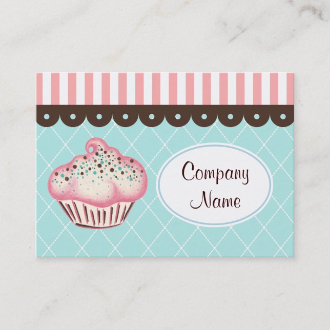 Carte de visite Cupcake (Devant)