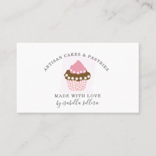 Carte De Visite Cupcake Bakery Chef pâtissier
