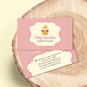 Carte De Visite Cupcake Cute Baker dessert savoureux