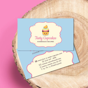 Carte De Visite Cupcake Cute Baker sucreries