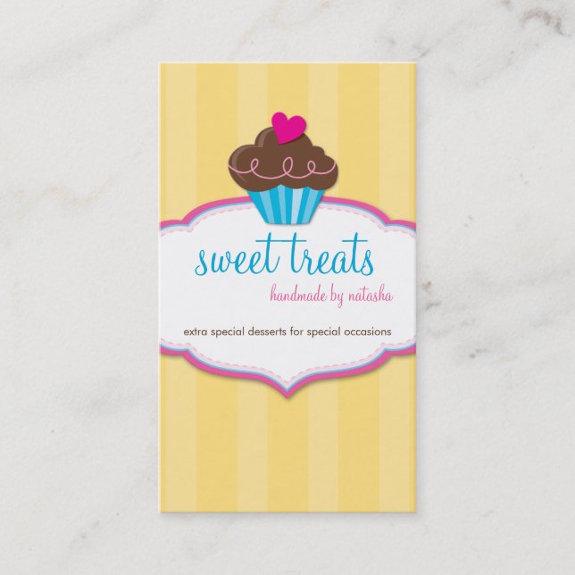 CARTE DE VISITE :: cupcakes 5P (Devant)