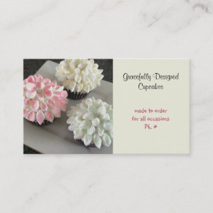 Carte De Visite Cupcakes Gracieusement Conçus