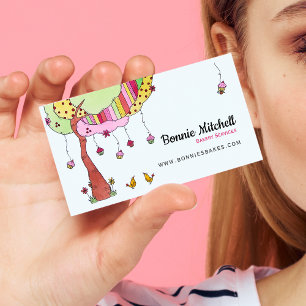 Carte De Visite Cupcakes Whimsical Bakery