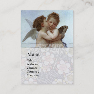 Carte De Visite Cupidé & Psyché comme Enfants MONOGRAM Sapphire Go