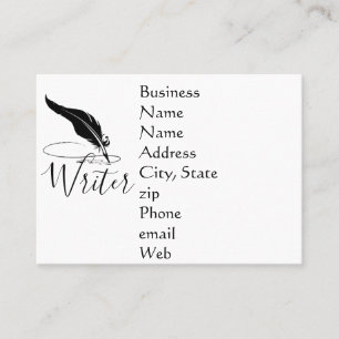 Carte De Visite Custom quill