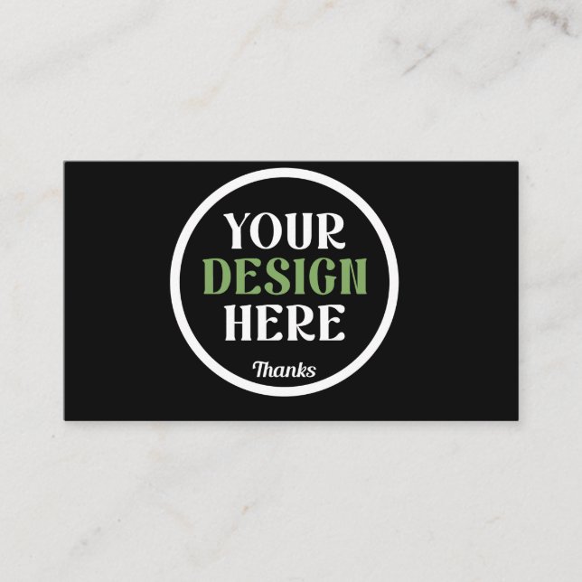 Carte De Visite custom, unique, sleek & minimalist hershey®'s kiss (Devant)