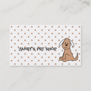 Carte De Visite Cute animal de compagnie hop Chien Chien Chien Chi