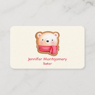 Carte De Visite Cute Bear Face