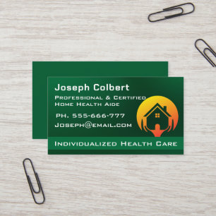Carte De Visite Cute House Services d'aidants naturels