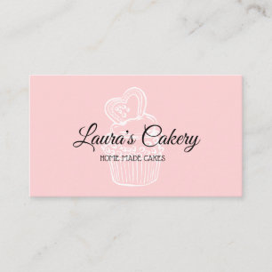 Carte De Visite Cute pâtisserie gâteaux & sucreries Cupcake Accuei