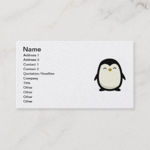 Carte De Visite cutebabypenguin