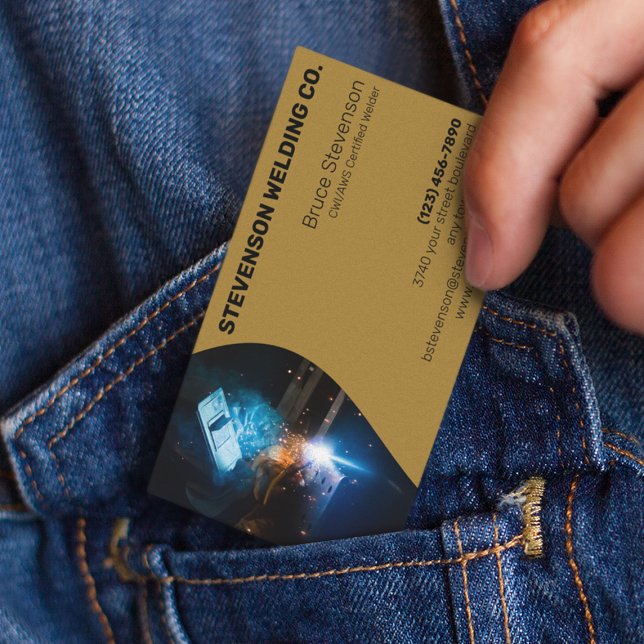 Carte De Visite CWI | AWS Certified Welder (Créateur téléchargé)