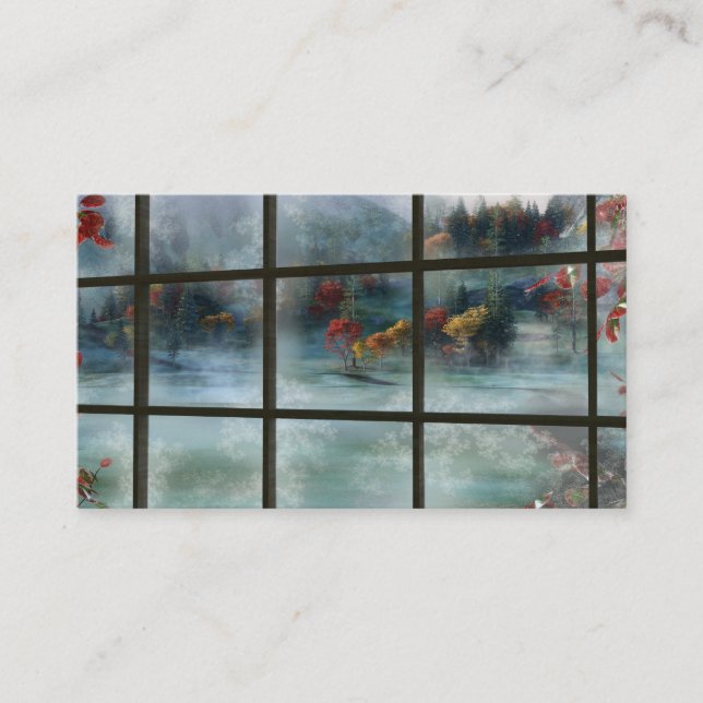 Carte De Visite Cwm Autumn Frost Signets (Devant)