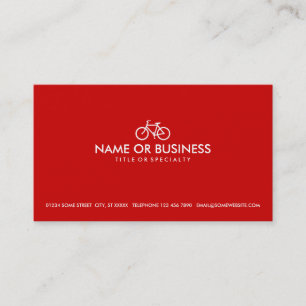 Carte De Visite cycles simples (personnalisable en couleur)