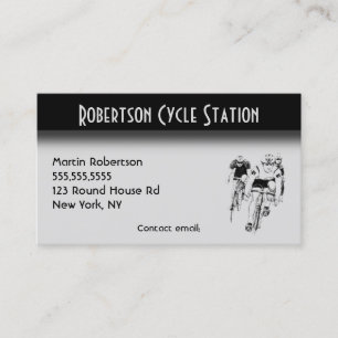 Carte de visite cycliste