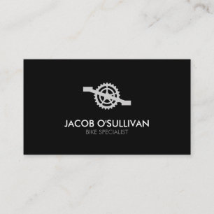 Carte de visite cycliste de réparation de vélos