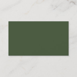 Carte De Visite Cypress Green Personnalisé Dark Hunter Arrière - p