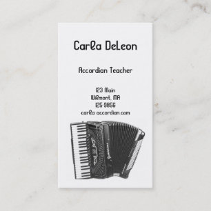 Carte de visite d'Accordian