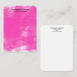 Carte de visite d'affichage Fuchsia Pastel