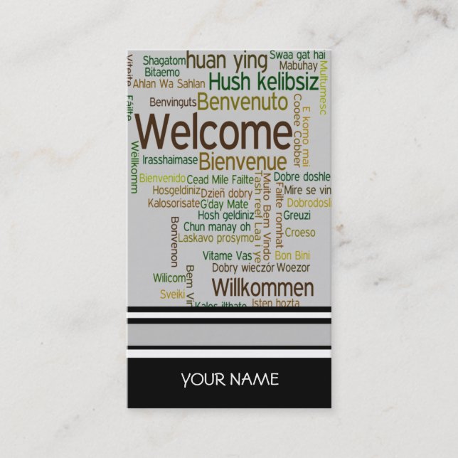 Carte de visite d'AGENCE DE VOYAGES (Devant)