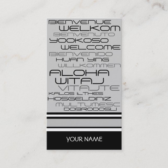 Carte de visite d'AGENCE DE VOYAGES (Devant)