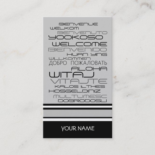 Carte de visite d'AGENCE DE VOYAGES (Devant)