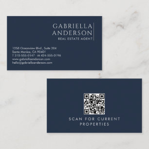 Carte de visite d'agent immobilier Personnalisab