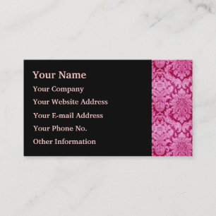 Carte De Visite Damas rose