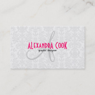 Carte De Visite Damas Vintages blanches et roses