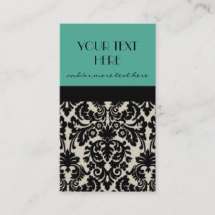 Carte De Visite Damassé des oeufs de Robin