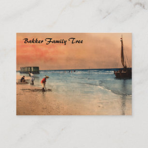 Carte De Visite Damesbaden, Scheveningen, Hollande